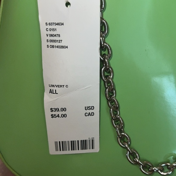 NWT Urban Outfitters Y2K Lime Green Handbag - Picture 5 of 12